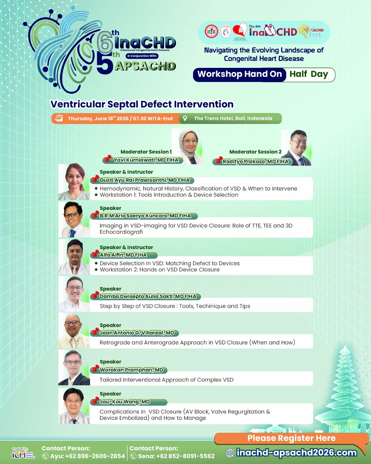 6th InaCHD in conjunction with 5th APSACHD