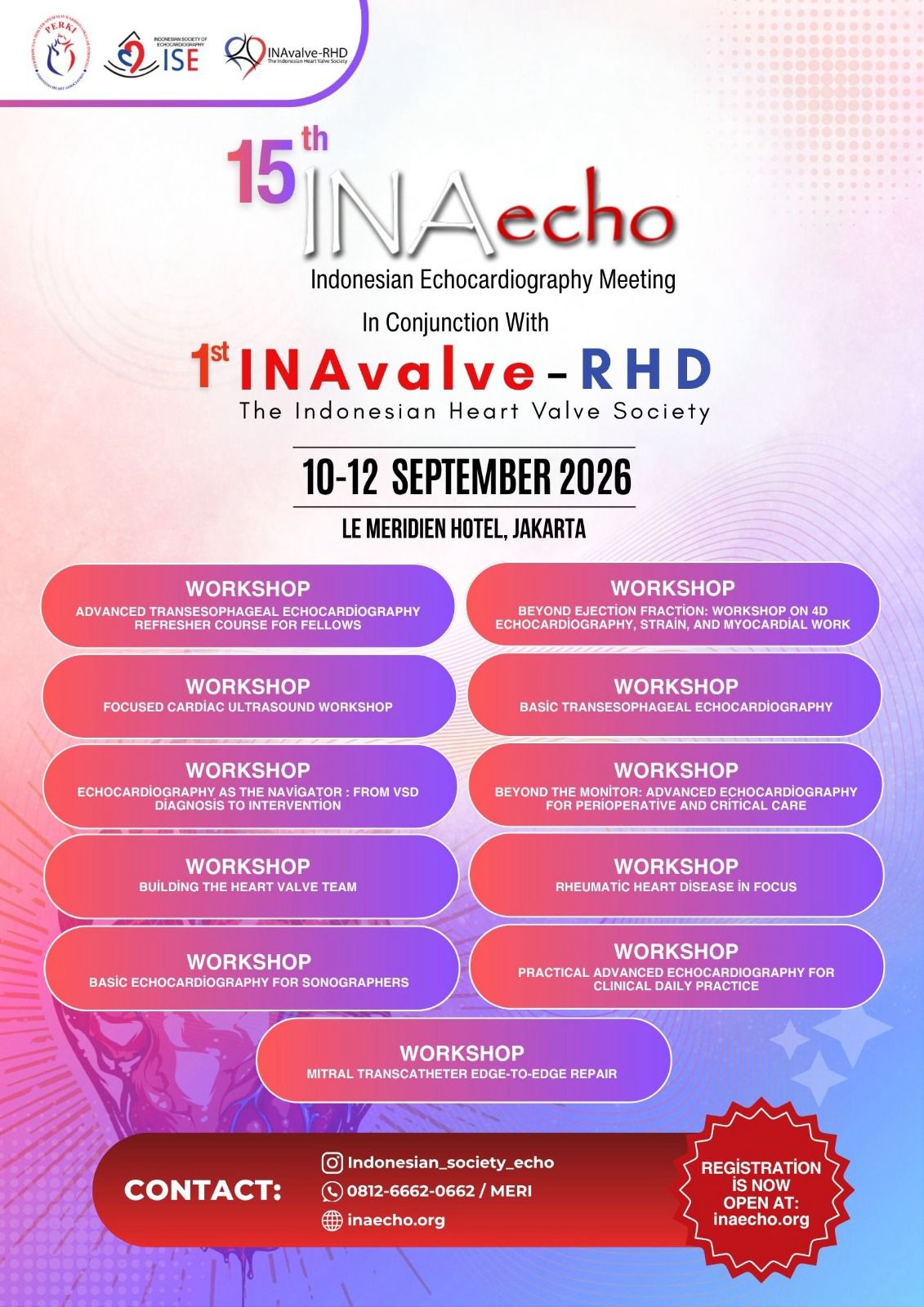 The 15th INAecho