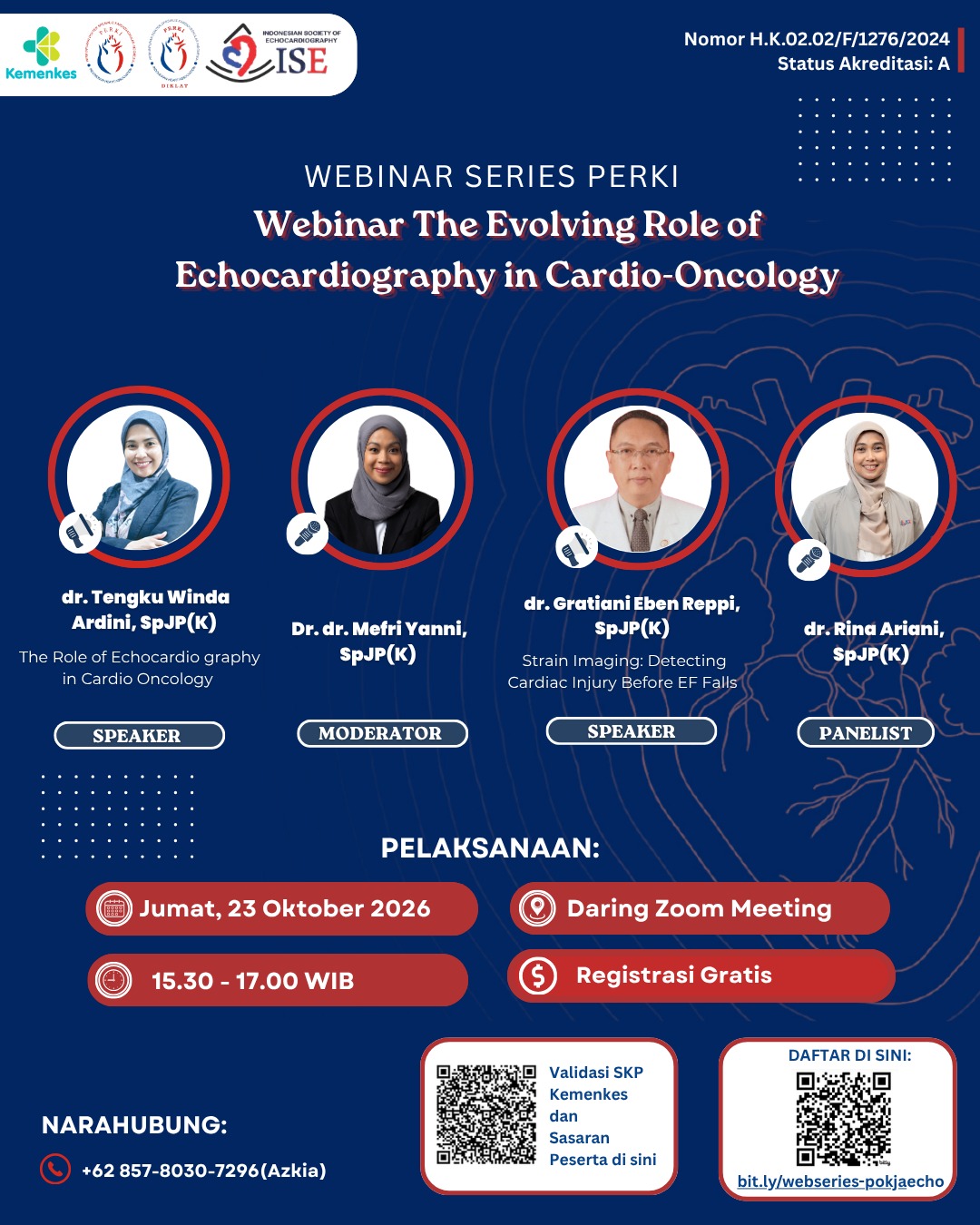 WEBINAR SERIES: THE EVOLVING ROLE OF ECHOCARDIOGRAPHY IN CARDIO-ONCOLOGY